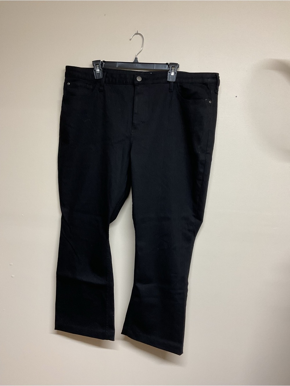 Lee Black Bootcut Pants, have been hemmed-see measurements
